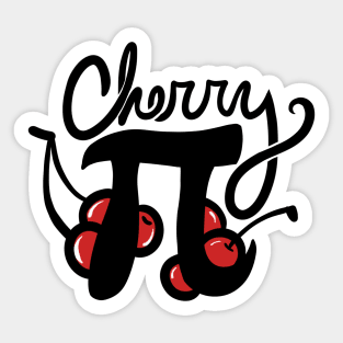 Pi Day Cherries Sticker